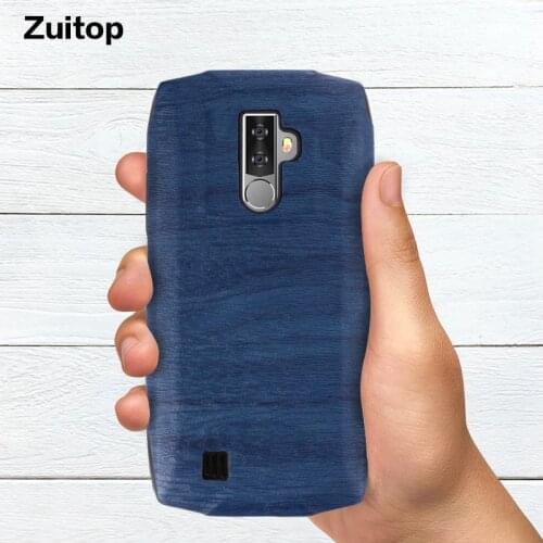 Wood grain PU Leather Phone Case For Blackview BV6800 Pro Soft Silicone Case For Blackview BV6800 Pro Protective Back Shell