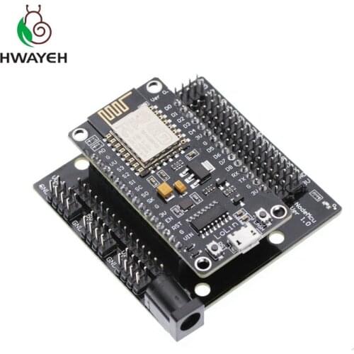 Node MCU Development Kit V3 CH340 NodeMCU + Motor Shield Wifi Esp8266 Esp-12e diy rc toy remote control Lua IoT smart car Esp12e