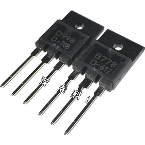 New 20PCS/LOT 【10PCS D998+10PCS B778】 2SD998 2SB778 D998 B778 TO-3P