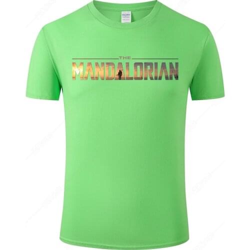 2021 New The Mandalorian T Shirt Men Women Summer Cotton Print T-shirt Funny Tops Cool Tee Unisex Shirt J23