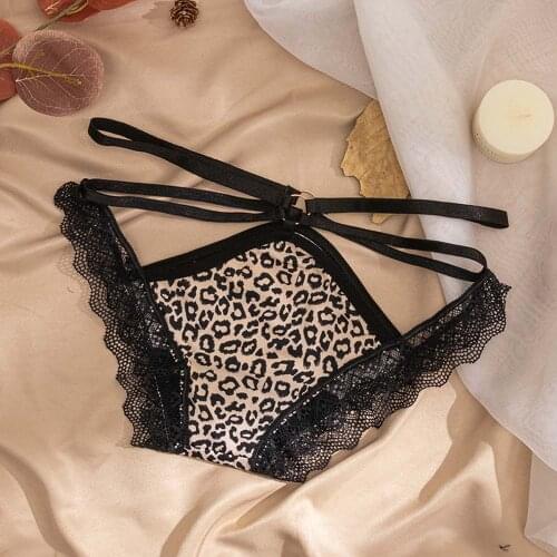 NEW Hollow Bandage Women Sexy Panties Lace Edge Seamless Underwear Women Elastic Lingerie Briefs Ice Silk Thongs