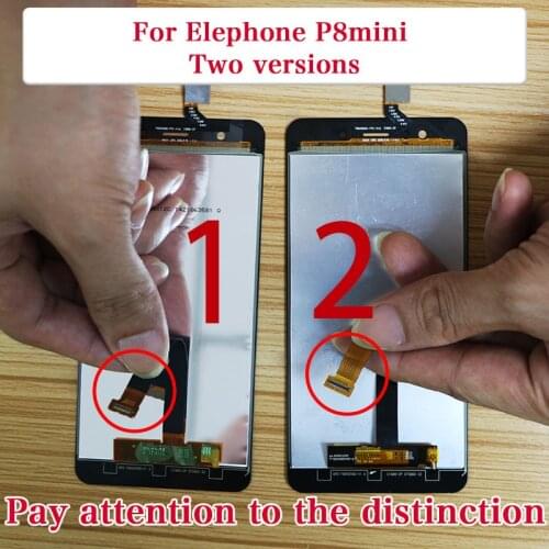 New original For Elephone P8 mini Touch Screen LCD Screen LCD Display Digitizer Assembly With Replacement Parts 5.0inch