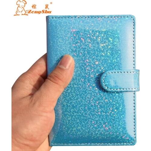 Zongshu patent leather PU passport bags ID Travel Passport Holder Passport Cover Card Passport Case (Customize available)
