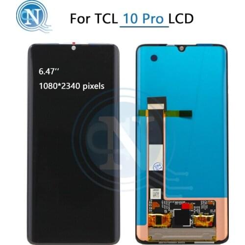Original LCD Display Touch Screen Digitizer Assembly For TCL 10 PRO T799B 799H lcd Glass Sensor Smartphone Pantalla Replacement