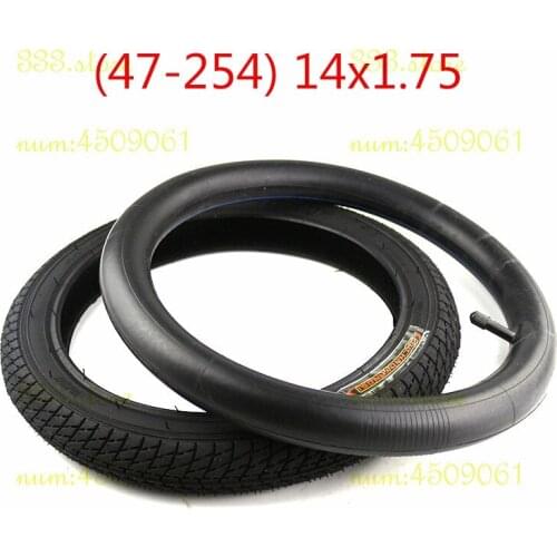 Tire 14 X 2.125 / 54-254 fits Many Gas Electric Scooters and e-Bike 14X1.75 tyre with a Bent Angle Valve Stem fits many gas