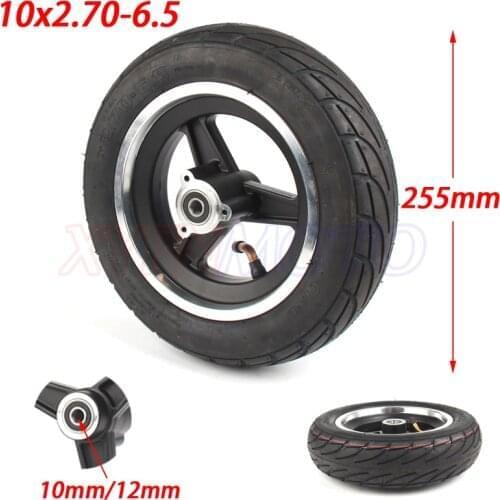 10 Inch 10X2.70-6.5 Vacuum Tyre Wheels for Balance Scooter Xiaomi Nine Balanced Car Electric Scooter Tubeless Tire Wheel