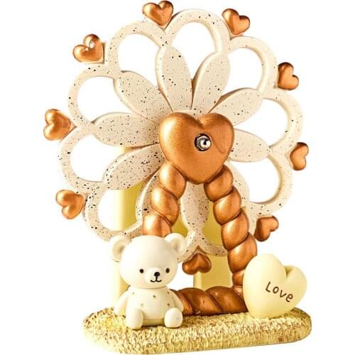 STAR MOON ROTATING CLOCKWORK MUSIC BOXES GEOMETRIC FERRIS WHEEL MUSIC DECORATION BIRTHDAY GIFTS UNISEX CHRISTMAS BOX HOME DECOR