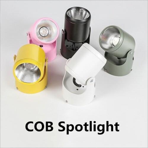 High Quality Rotating LED Downlights Surface Mounted COB AC85-265V 3W 5W 7W 10W 12W 15W 20W LED Ceiling Lamp Spot lights