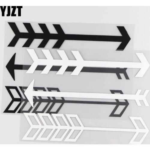 YJZT 18.1CM*13.1CM Weapon Arrow Pattern Car Sticker Vinyl Decal Car Decoration 1A-0231