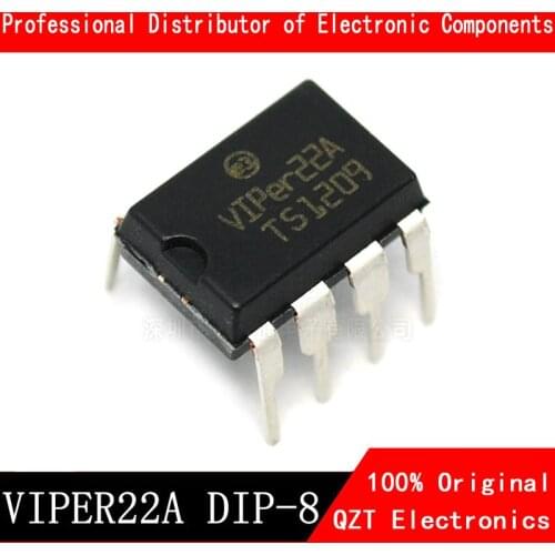 10pcs/lot VIPer22A DIP8 VIPer22 DIP new original In Stock