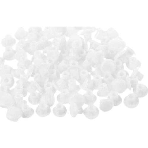 ABSF 100 pcs home furniture decor 5 mm white plastic hole drilling cover