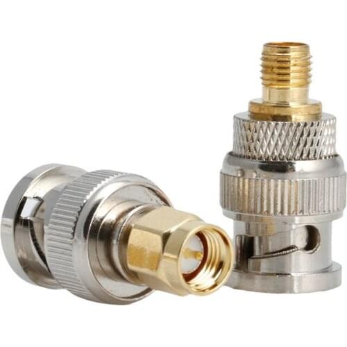 4Pcs BNC To SMA Type Male Female RF Connector Adapter Test Converter Kit Set