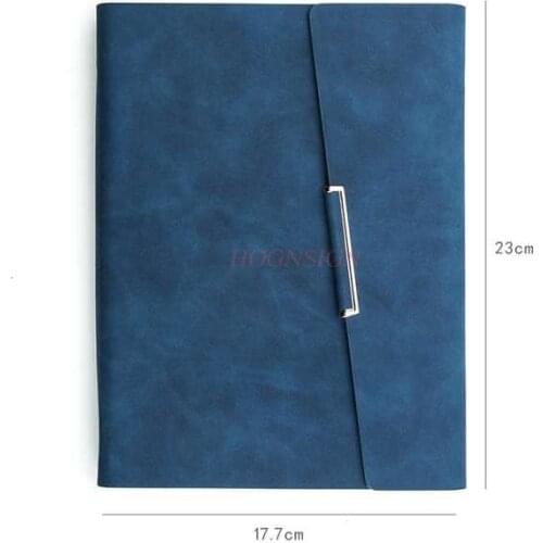 Notebook removable business notepad office stationery leather simple diary