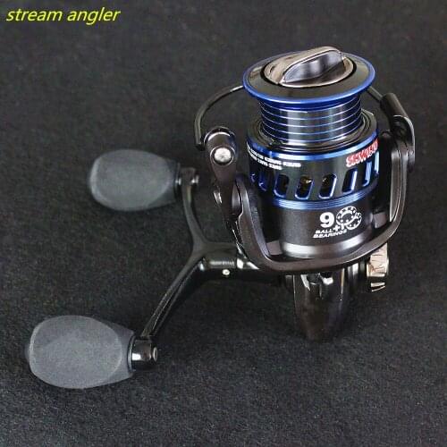 Double Handle Squid Spinning Shallow Spool Reel Unique Brake Design Professional Lure Spinning Wheel Tilt Angle Move The Line