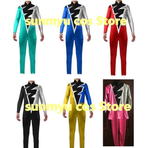 Customize,Free Shipping! KISHIRYU SENTAI RYUSOULGER Red Blue Green Black Pink Golden Cosplay Costume,Custom Size Halloween