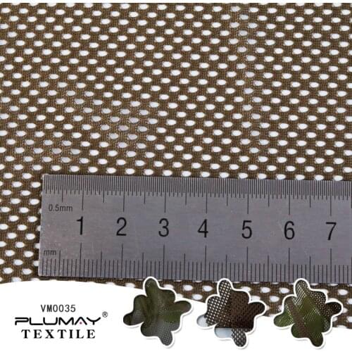 Classic sport clothes lining mesh fabric high quality polyester Inelastic fabric