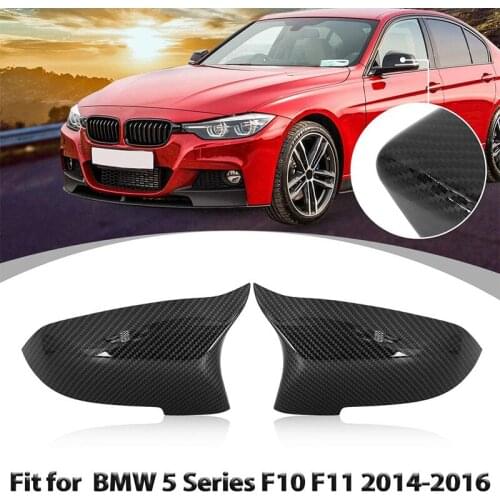 For BMW 5 Series F10 F11 F18 2014 2015 2016 Car Rearview Mirror Side Mirror Caps Rear View Mirror Cover Replacement Accessories