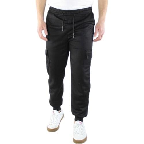 Bib Pants jumpsuit black man with big pockets summer Spring