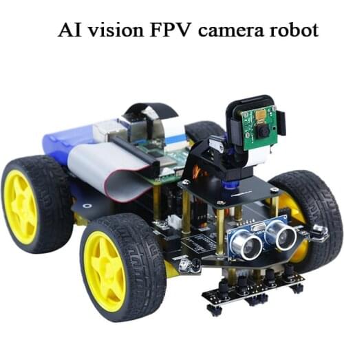 Raspbot4b Artificial Intelligence Car Ai Vision Fpv Camera Robot Wifi Video