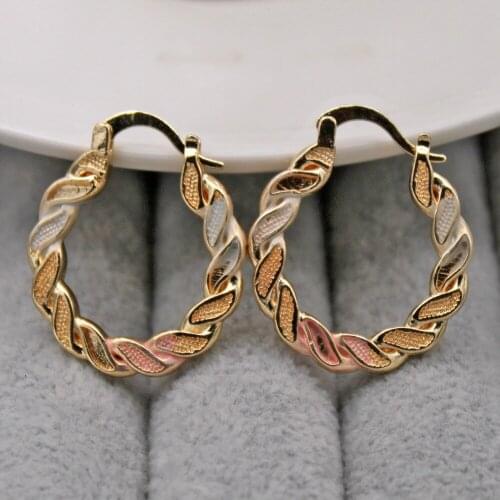 Fashion Jewelry Womens earring Bohemian Hoop Earrings Gold tie dye Hoops Earrings Color Earrings Indian Style accessories