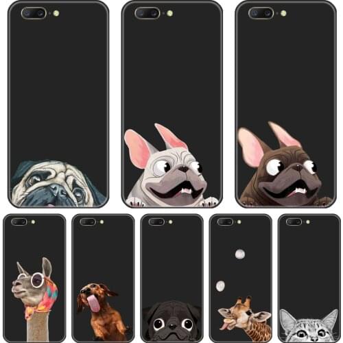 Pug Dog Cat Alpaca Soft Back Cover For One Plus 7 7 Pro 6 6T 5 5T 3 3T Phone Case Silicone For OnePlus 3 3T 5 5T 6 6T 7 7 Pro