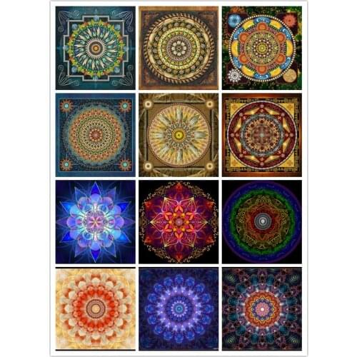 Embroidery Counted Cross Stitch Kits Needlework - Crafts 14 ct DMC DIY Arts Handmade Decor - Modern Mandalas