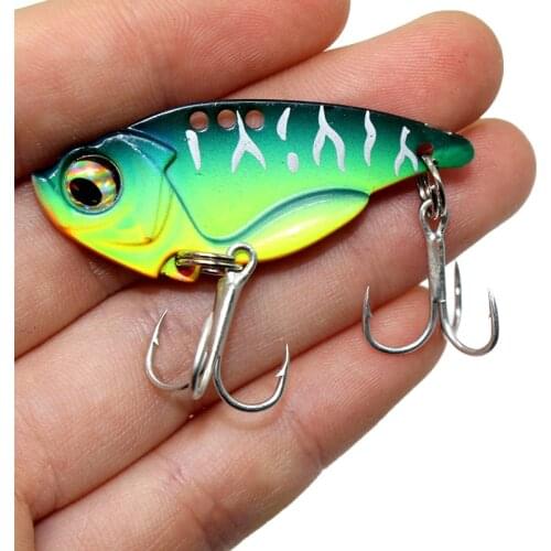 11G 45MM Metal Vib Blade Lure Sinking Vibration Baits Artificial Vibe for Bass Pike Perch Fishing Long Shot Lure