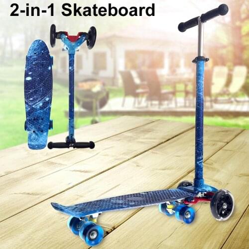 Skateboard Cruiser Board Penny Board 22x6 Inch Retro Longboard Skate Complete Skateboard Gift Set Boy Girl For Kids Beginner