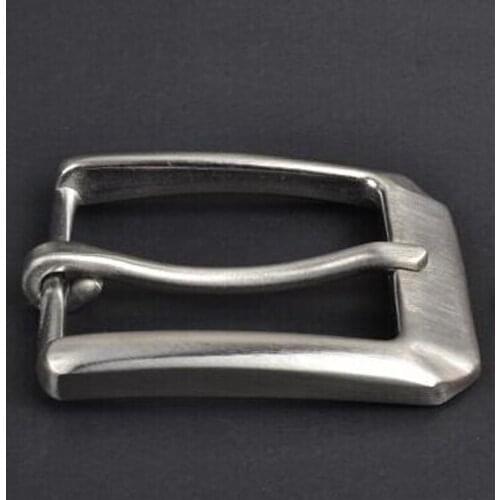 Special design shape DIY leather stainless steel belt buckle unique 40mm inner width 2pcs/lot