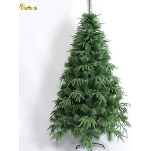 Teellook 1.8M / 180CM Christmas Plus Mixed Pine Needle Christmas Tree Festive Hotel Shopping Arcade Scene Decoration Decoration
