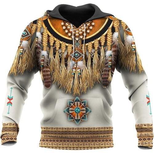 Native Indian Pattern 3D Printed Hoodies men Harajuku Fashion Hooded Sweatshirt Autumn Unisex Casual hoodie sudadera hombre A256