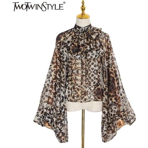 TWOTWINSTYLE Womens Chiffon Blouses