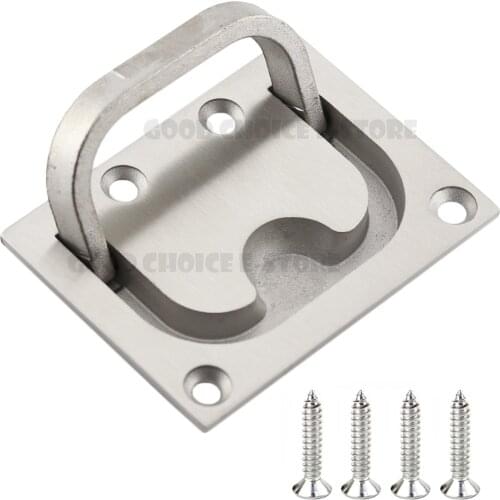 304 Stainless Steel,Recessed Lifting Lashing Eyes Eyelet Flush Ring Pull Handle for Hatch Cover Floor Lifting Cover,Cellar Door