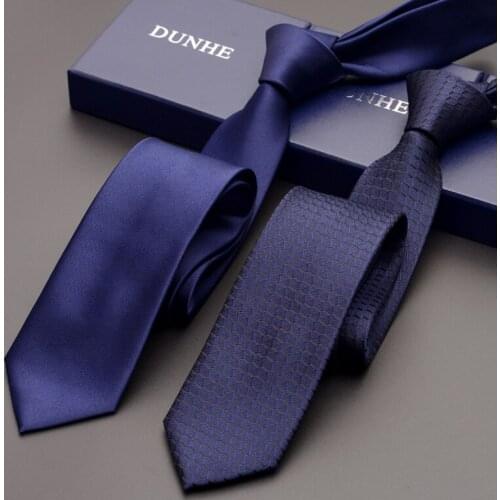 High Quality 2019 Fashion New Business Wedding Ties for Men Tie slim 6cm Necktie Designers Brand Casual Neck Tie with Gift Box