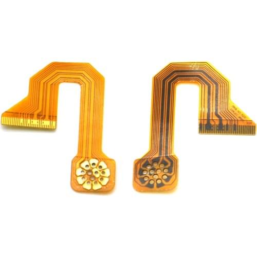 High Quality Flexible Flat Cable FPC Custom J type Samtec DIA8 VCI 8M8H gold plated flex FPC cable for car GPS system