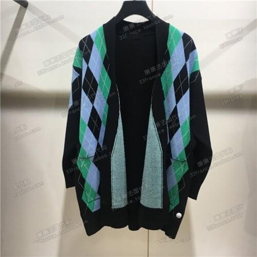 Patads French women s Autumn and winter top color diamond cardigan Prince g2817h