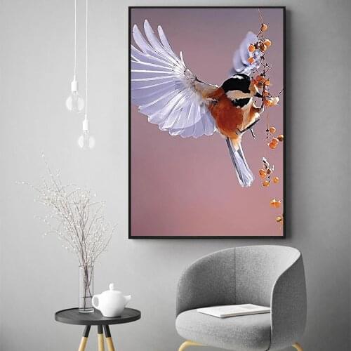 Animal Fashion Canvas Painting Bird Modern Nordic Wall Art Wall art Posters and Prints Abstract Pictures For Living Room Decor