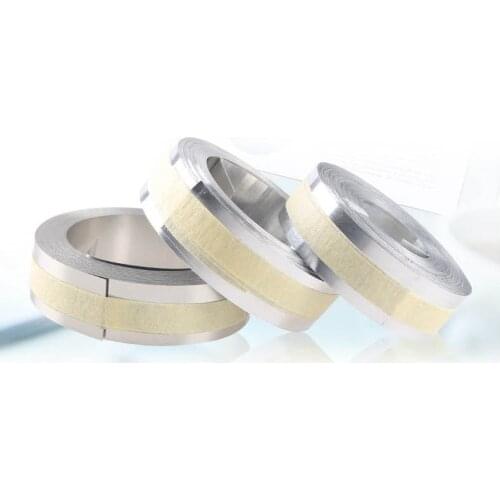 10PKS Embossing Steel Non-Adhesive for 3D 32500 Metal tapes 12mm*6.4m embossing label printers for Dymo M1011