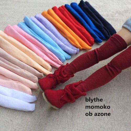 4 Or 2 Pair/ Set Stocking For Blyths Momoko Ob11 Barbies Azone Candy Colored Doll Stocking Stockings