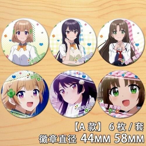 58mm Childhood friends would never lose the love comedy cos anime Badge Buttons On Backpack