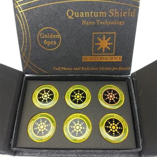 6pcs Quantum Shield Sticker Mobile Phone Sticker For Cell Phone Anti Radiation Protection from EMF Fusion Excel Anti-Radiation