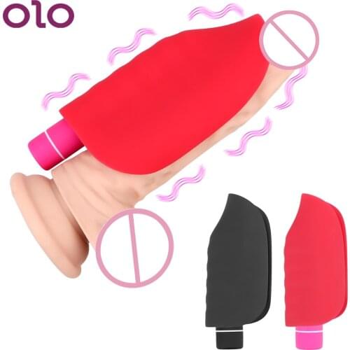 OLO 9 Frequency Bullet Vibrator Male Penis Exerciser Vibrator Vibrating Penis Trainer Delay Trainer Penis Stimulate Massager