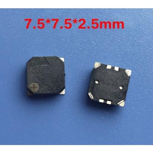 Acoustic Components SMD Buzzer 7525 3V 7.5*7.5*2.5mm