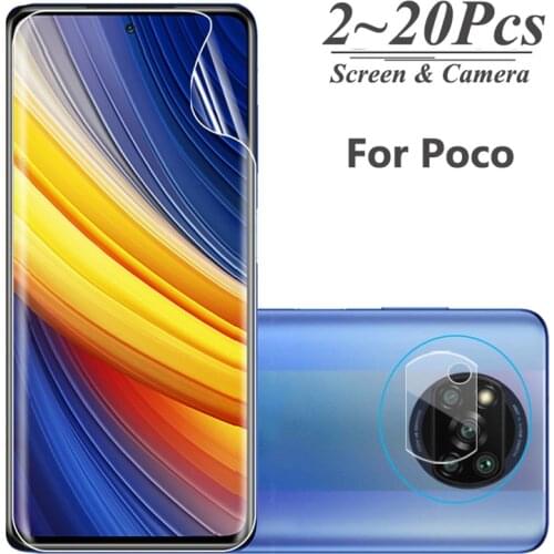 CAPOFTU Screen Protectors For Xiaomi Poco X3 NFC