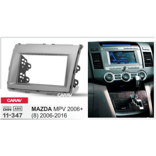 CARAV 11-347 Top Quality Radio Fascia for MAZDA (8), MPV 2006+ Stereo Fascia Dash CD Trim Installation Kit