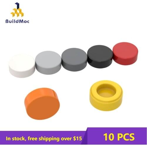 10PCS MOC 98138 1x1 Bricks Compatible Assembles Particles For Building Blocks Parts DIY Educational Parts Toys