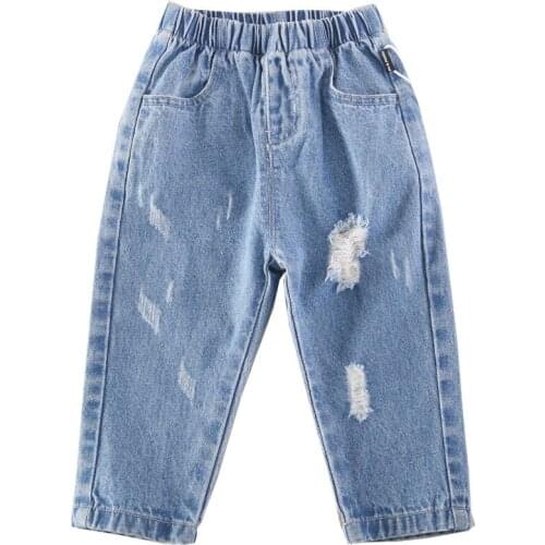 2 3 4 5 6 Years Toddler Boys Jeans Spring Autumn Korean Fashion Denim Pants for Boys Kids Trousers 2020 High Quality Baby Pants