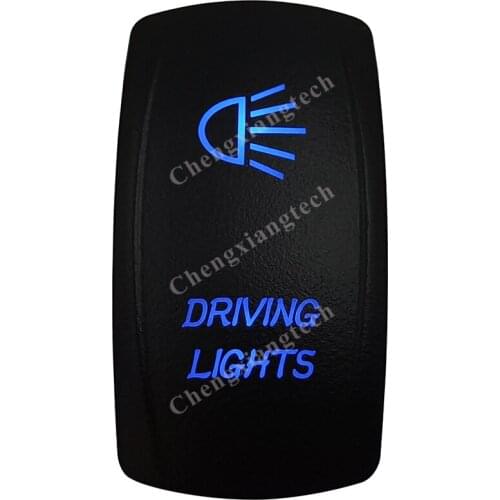 Driving Lights Car Boat Blue Led Lasor 5 Pin Rocker Toggle Switch On Off 12v 24v Marine Grade for Carling Arb Narva 4x4