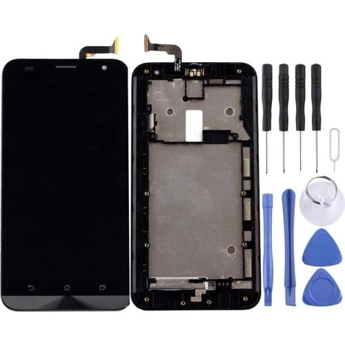 IPartsBuy New LCD Screen and Digitizer Full Assembly with Frame for ASUS Zenfone 2 Laser ZE550KL Z00LD