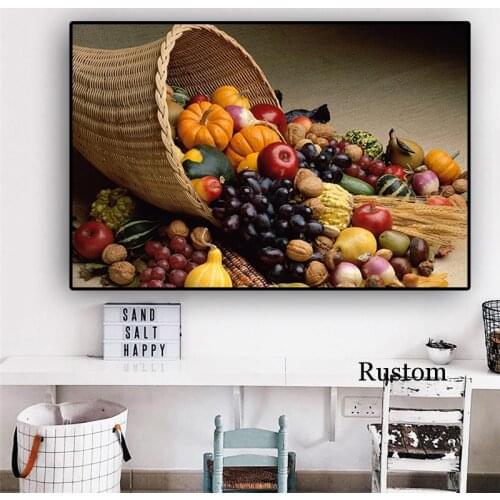 Picture for Home Design Canvas Modern Kitchen Decor Poster Painting On The Wall Art Printings for Home Dining Room Decor